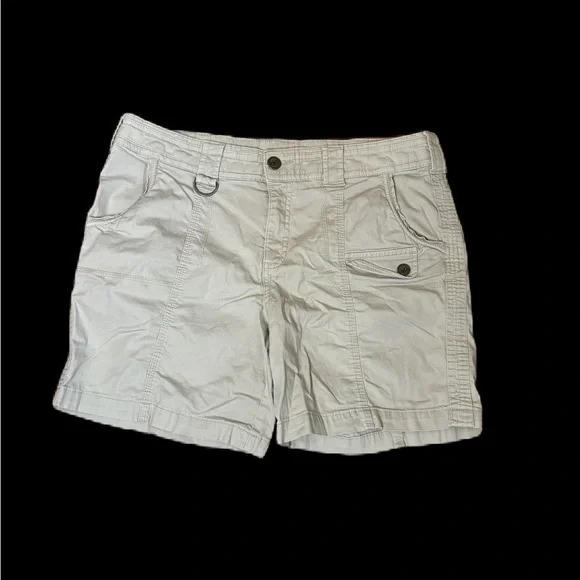 Style Shorts Style Co Womens Classic Khaki Cargo Shorts